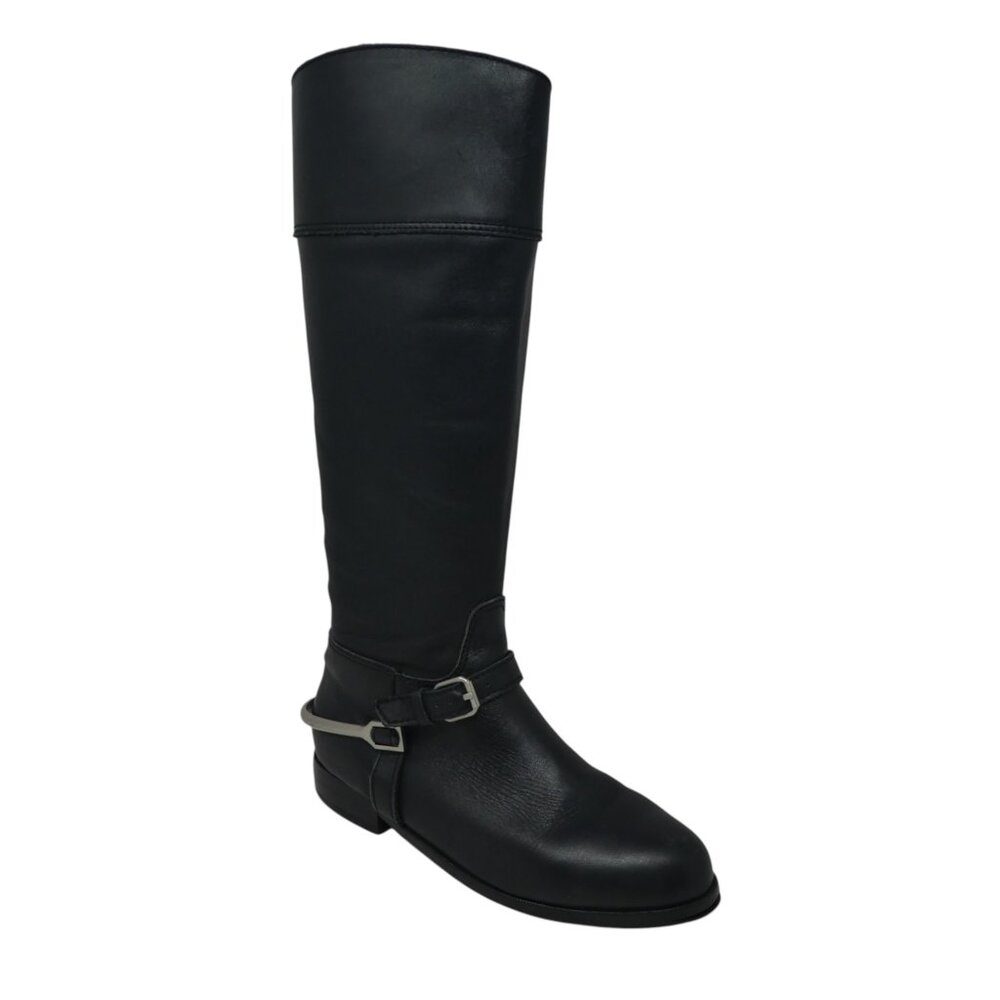 Pour La Victoire Marne Black Leather Harness‎ Riding Equestrian Boots